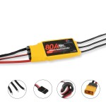 Hot Sales Flash Hobby New Technology Spaceman 30080 80A 2-6S Brushless Speed Controller 5V/7A UBEC Brushless RC HeliCopter